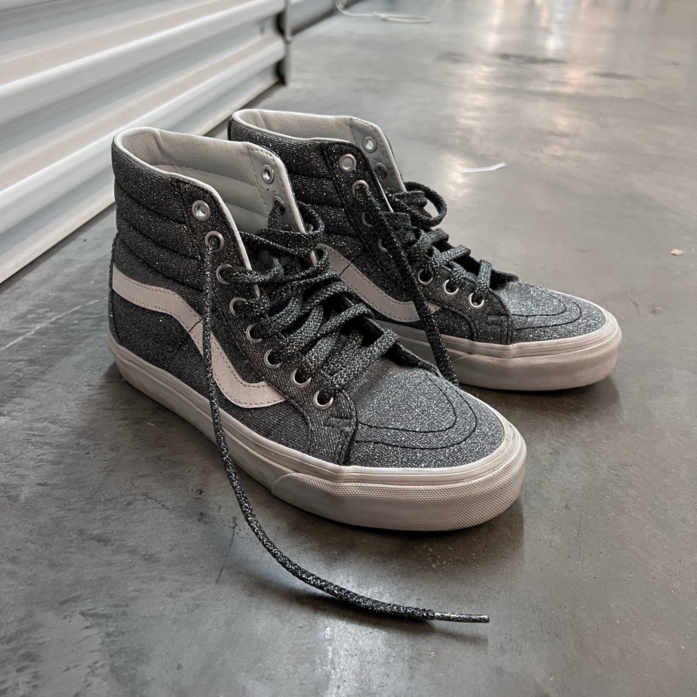 Vans Sk8-Hi Reissue Lurex Glitter Black